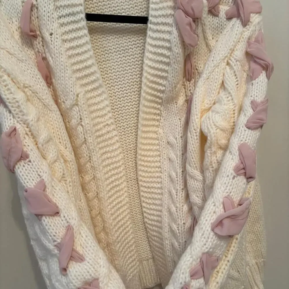 Altard state oversized cream cable